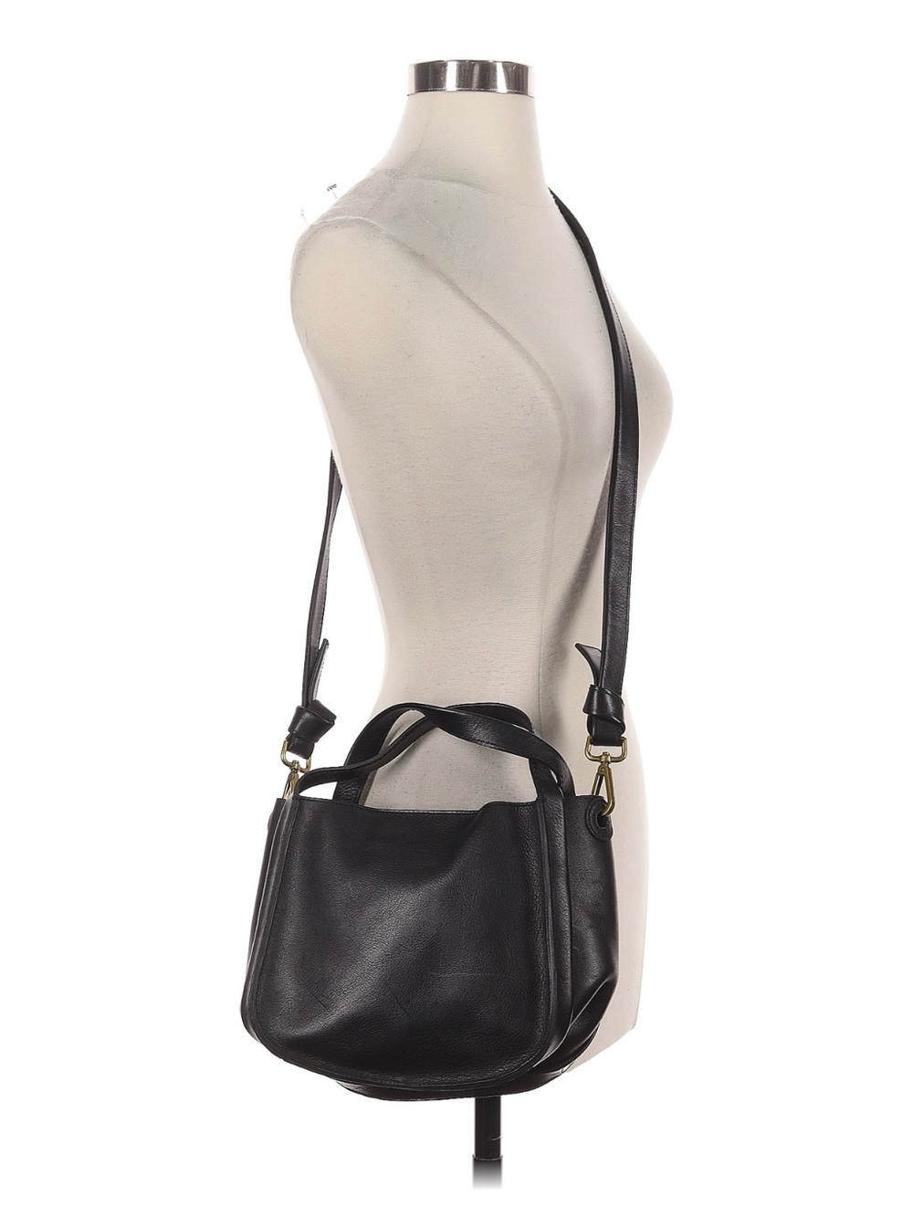 Madewell Black Leather Shoulder Bag - Picture 3 of 12